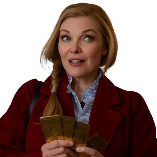 Michelle Pfeiffer Oh What Fun Red Coat - Image 3